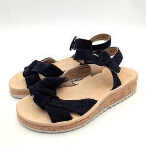 Paul Green Trento Ankle Strap Platform Sandal Women's Black Size US6/UK3.5 EU37